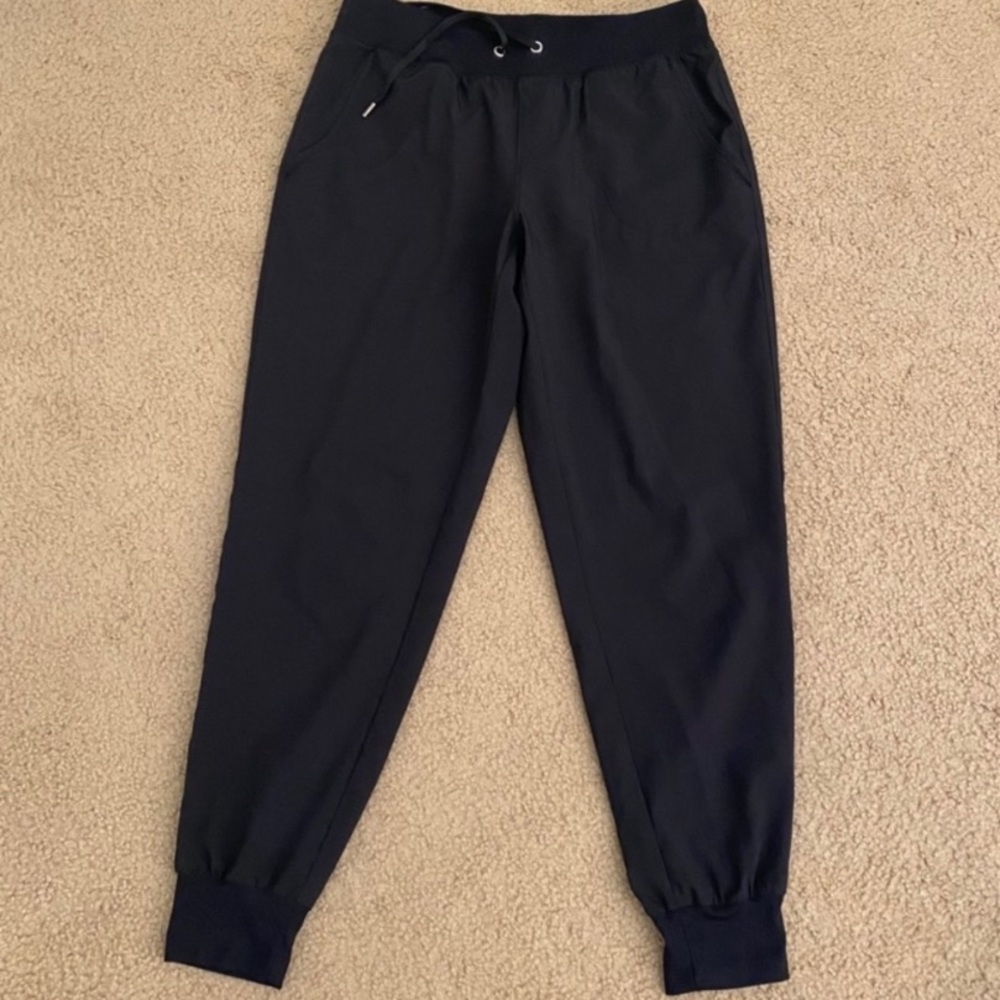 Crz yoga crzyoga drawstring black pants 4/6